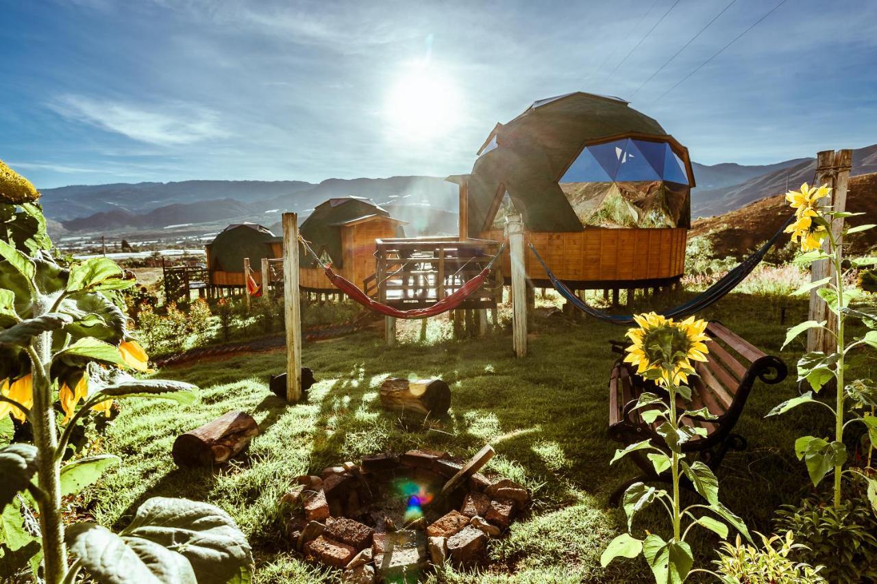 Los Nopales Glamping Sáchica Esterno foto