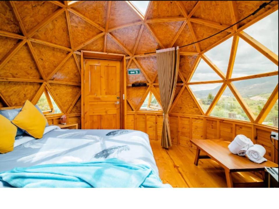 Los Nopales Glamping Sáchica Esterno foto