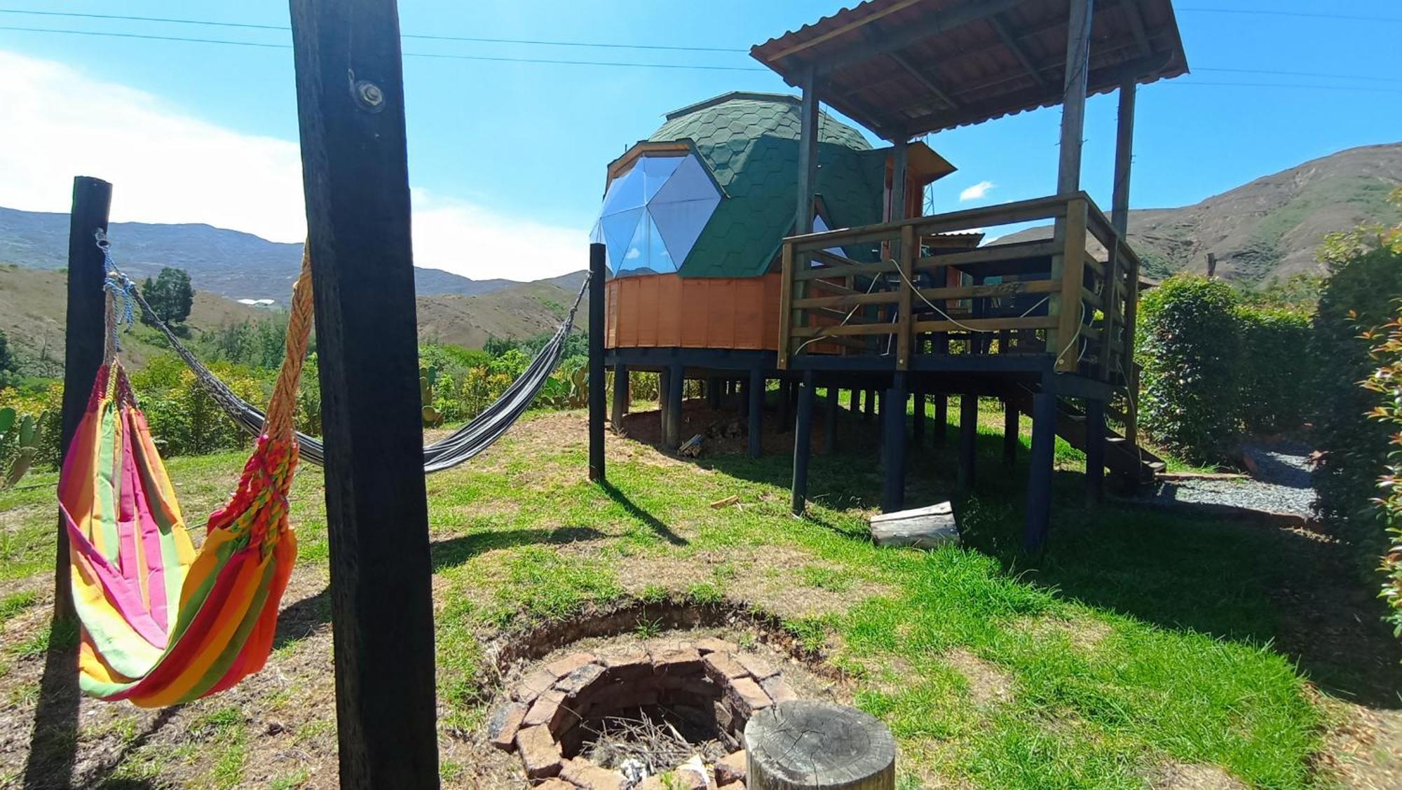 Los Nopales Glamping Sáchica Esterno foto