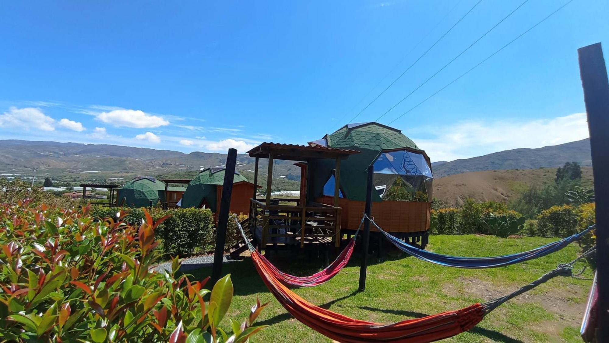 Los Nopales Glamping Sáchica Esterno foto